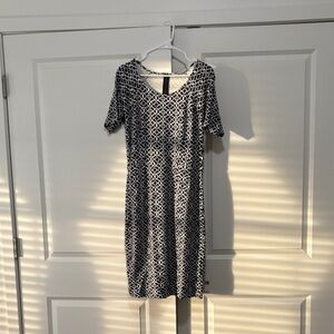 Downeast Geometric Pencil Dress